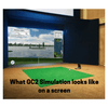 Image of Foresight Sports GC2 Simulator on screen