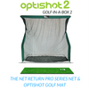 Image of net return pro series net included in optishot golf in a box 2 simulator package